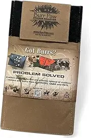 Burr Paw Sticker-Bur Remover - Easily Remove Spurs from Hunting Gear & Clothes | Effective Sand Spur Grooming Tool for Pets, Dogs and Horses (Beige)