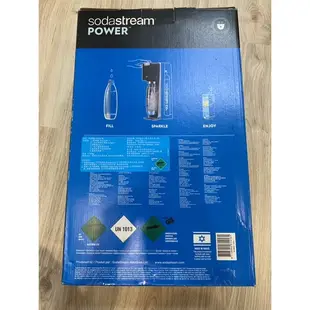Sodastream POWER SOURCE 電動式氣泡水機 -黑  (二手）