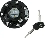 Ignition Key Switches for Ninja 250/500/600/750 EX ZX6R/7R/9R ZX-11 GPZ GPX ZX ZZR KLE400 ZR550 ZRX1100 ZXR KR ZG1000 Fuel Gas Tank Cap Cover Lock Key Ignition Barrel Key Switch