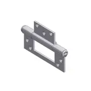 McCallum Door Hinge Heavy Duty Aluminium Fast-Fix 130mm A105