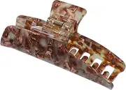 WOONEKY Sheet Acetate Sheet Hair Claw Clip Durable Jaw Clip for All Hair Stylish for Bathing Makeup and Everyday Use