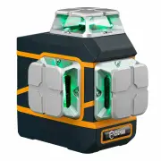 EU US Direct CIGMAN CM-801 Laser Level 3x360° 3D with Remote Control Dual 2600mAh Rechargeable Batteries for Continuous