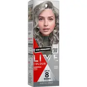 Schwarzkopf Live Colour Silver Hair Dye Cool Grey Semi Permanent each