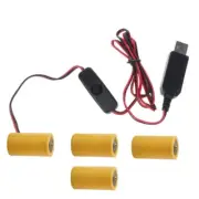 USB to 6V LR14 C with Switches for Remote Control Radio LED Light