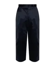 AMI Paris Oversized Carrot Trousers XXS,S,XS,L,M navy blue
