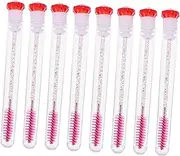 OFFIGAM 8pcs Portable Eyelash Wand Set with Beauty Mascara Applicator Tubes for Lashes for Professional and Home Use Easy to Clean and Durable