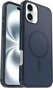 OtterBox Symmetry Series Clear MagSafe Case for iPhone 16 Plus, Shockproof, Drop Proof, Protective Thin Case, 3X Tested to Military Standard, Clear/Blue