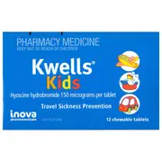 Kwells Kids Travel Sickness Tablets 12 Chewable Tablets