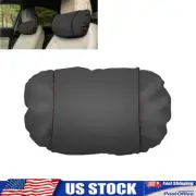 Car Seat Headrest Pad Memory Foam Pillow Head Neck Rest Support Cushion Black