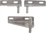 NOLITOY 3pcs Freezer Hinges Mini Fridge Refrigerator Mini Freezer Ice Storage Door Hinge Freezer Hinge Replacement Fridge Hinges Replacement Part Furniture Hinges Stainless Steel Silver