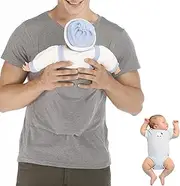 [Generic] Kangaroo Shirt for Dad and Baby, Mens Kangaroo Baby Carrier Shirt,Baby V Neck Short Sleeve Kangaroo T Shirt