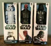 Star Wars Darth Maul, Stormtrooper, And Darth Vader 12" Action Figures
