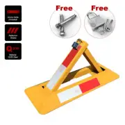 Triangle Lockable Parking Barrier Vehicle Security Car Parking Lock Fold Down AU