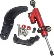 for Dualtron, for Thunder, 3 DT3 Electric Scooter Adjustable Steering Stabilize Damper Bracket Mount Support Kit Accessories Electric Scooter Steering Damper(Black 1)