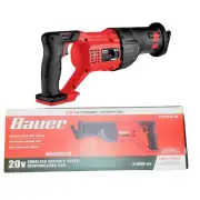Bauer 20V Cordless Variable Speed Reciprocating Saw - Tool Only