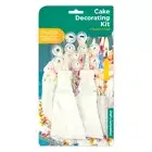 x12 Pk Nozzles Cake Decorating Kit Set Plastic Piping Bags Frosting Decoration
