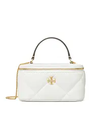 Tory Burch Kira Diamond Quilted Leather Vanity Bag