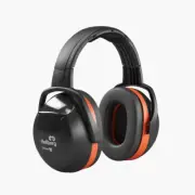 NEW Hellberg® Secure S3H Red Headband Earmuffs (SLC80 32dB, Class 5)