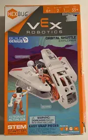 HEXBUG Vex Robotics Orbital Shuttle Explorer STEM Starter Construct Kit 55+ Pc