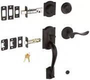 Schlage F62-CAM-ACC-RH Camelot Right Hand Double Cylinder Handleset with...
