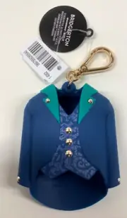 Bath & Body Works Bridgerton Bust Blazer *Bac Holder Key Chain FOB Blue Gold