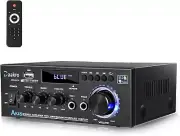 Multi-Device Compatible Stereo Amplifier with Bluetooth 5.0 - Home Theater