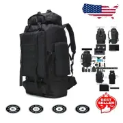 Durable 70L/100L Hiking Backpack for Men - Molle Assault Pack for Outdoor Use