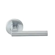 Delf Trade Satin Chrome Madrid Dummy Lever Set