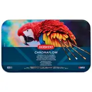 Derwent Chromaflow Coloured Pencils Tin 100 Pack