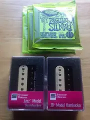 Seymour Duncan JB and Jazz Hot Rodded Humbucker Pickups Zebra 3 ERNIE BALL SETS