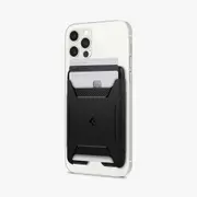SPIGEN MagSafe 3 Cards Holder Wallet, Genuine Rugged Armor MagFit MagSafe Compatible Magnetic Wallet for Apple