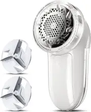 Bymore Fabric Shaver Lint Remover Defuzzer - AC Adapter - White