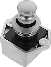 SHINEOFI 1Pc Push Button Latch Lock for Cabinet Doors Secure Catch for Caravans Rvs and Furniture Easy Installation for Cupboard Safety and Stability