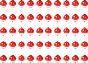 Blelsa 50Pcs Fishing Bobbers 1 Inch Snap On Float Red and White Bobbers Push Button Round Buoy Floats Fishing Tackle 1.0In
