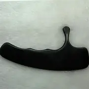 AUXCHENGFCAU Natural Buffalo Horns Horn Scraping Board Meridian Cone Medical Care Tool Chinese Traditional Household Gua Sha Massage Tool (Color : A01)