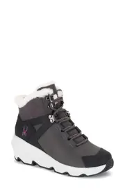 Spyder Cadence 2 Faux Fur Waterproof Boot in Forged Iron at Nordstrom, Size 10