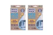 2x White Magic Eco Cloth Microfibre Glass Window Mirror Steel Cleaner Washer