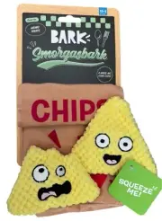 Bark Box Junk Food Smorgasbark Smorgasbord Plush Dog Toy Crinkle Squeak XS/SMALL