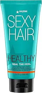SexyHair Healthy Seal the Deal Split End Mender Lotion, 3.4 Oz, Mends Split Ends, All Hair Types