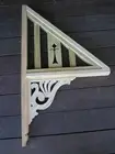 Wooden Verandah Bracket /MEDIUM Window Awning Bracket/ - 1000mmH x 580mmW x 66mm