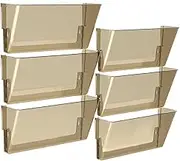 Storex Unbreakable Wall File, 16 x 4 x 7 Inches, Legal, Smoke, Case of 6 (70324U06C)