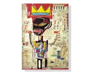 Pop Art By Jean Michel Basquiat Stretched