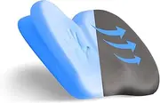 Klaudena | Office Chair Cushion for Tailbone Pain & Pressure Relief | Seat Cushion for Long Sitting Hours | Coccyx Lower Back Support | Memory Foam Cushions for Hip & Sciatica | Ergonomic Butt Pillow