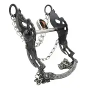 5 1/8 " Freno Charro Horse Black Charro Bit
