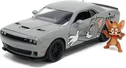 Jada Toys Dodge Challenger Hellcat 1:24 Scale Diecast Car with Jerry Figure