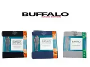 Buffalo David Bitton Men's 2 Piece Lounge Set, V-neck Tee and Pant