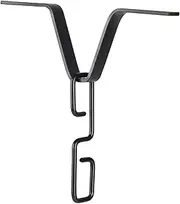 Rain Chains Adapter, Heavy-Duty Rain Chain Gutter Adapter - Outdoor S-Shaped Hook for Downspout Outlet, Rust-Resistant Iron Construction, Rain Chain Accessory for Efficient Water Manageme