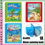 Water Drawing Magic Coloring Book Learning Painting Pen For Kids Graffiti Book A