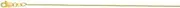 [JewelryWeb] 10k Gold Yellow Finish 0.6mm Shiny Round Wheat Chain With Lobster Clasp Necklace 46 Centimeters Chain-Necklace for Women and Men