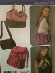 Simplicity Sewing Pattern 4768 Five Bags Uncut Accessories Fashion Handbags